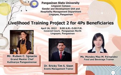 Barangay Pangapisan North 4Ps Attended Livelihood Training Project 2