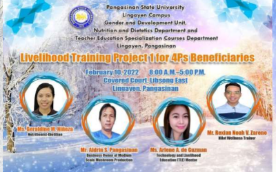 Livelihood Training Project 1 for 4Ps Beneficiaries